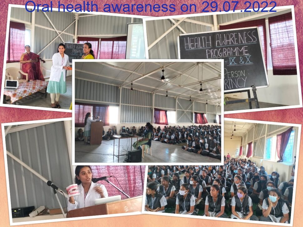 ORAL-HEALTH-ASWARENESS ON 29.07.2022