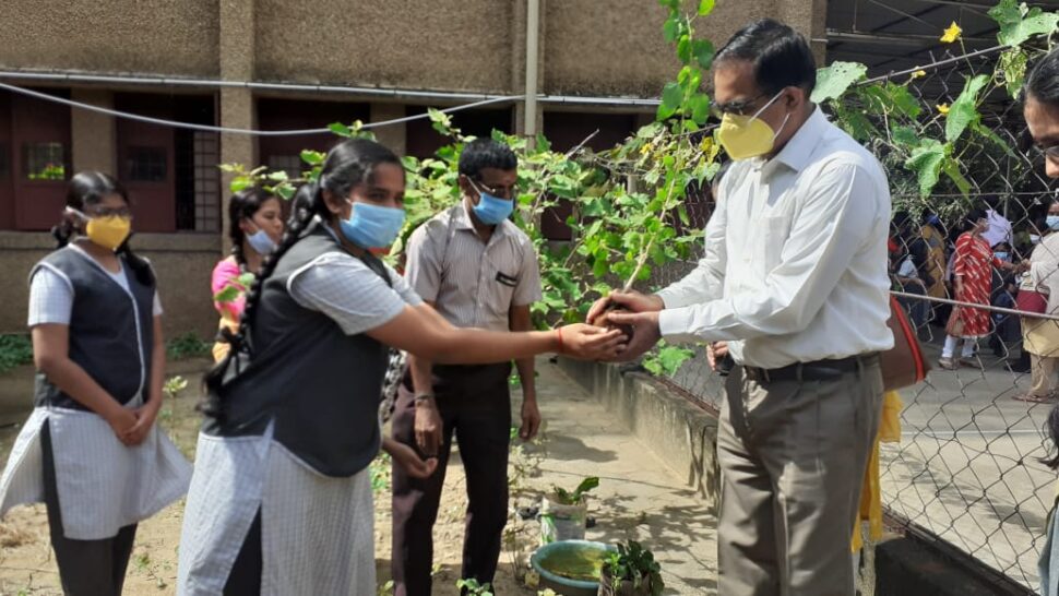 Students of Class IX,X Participated In The Natural Farming Session